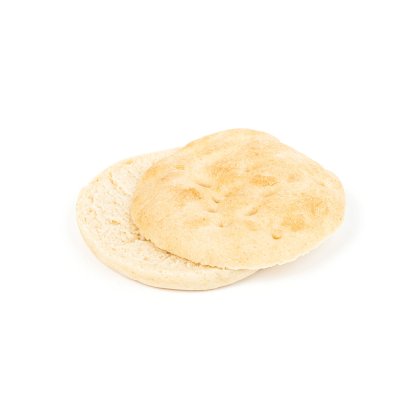 Două turte rotunde cu suprafață aurie, așezate ușor strâmb pe fundal alb.