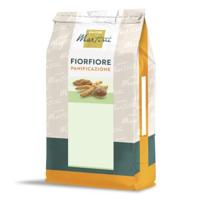 Sac cu mix de panificație Master Martini Fiorfiore, cu chifle asortate pe etichetă.