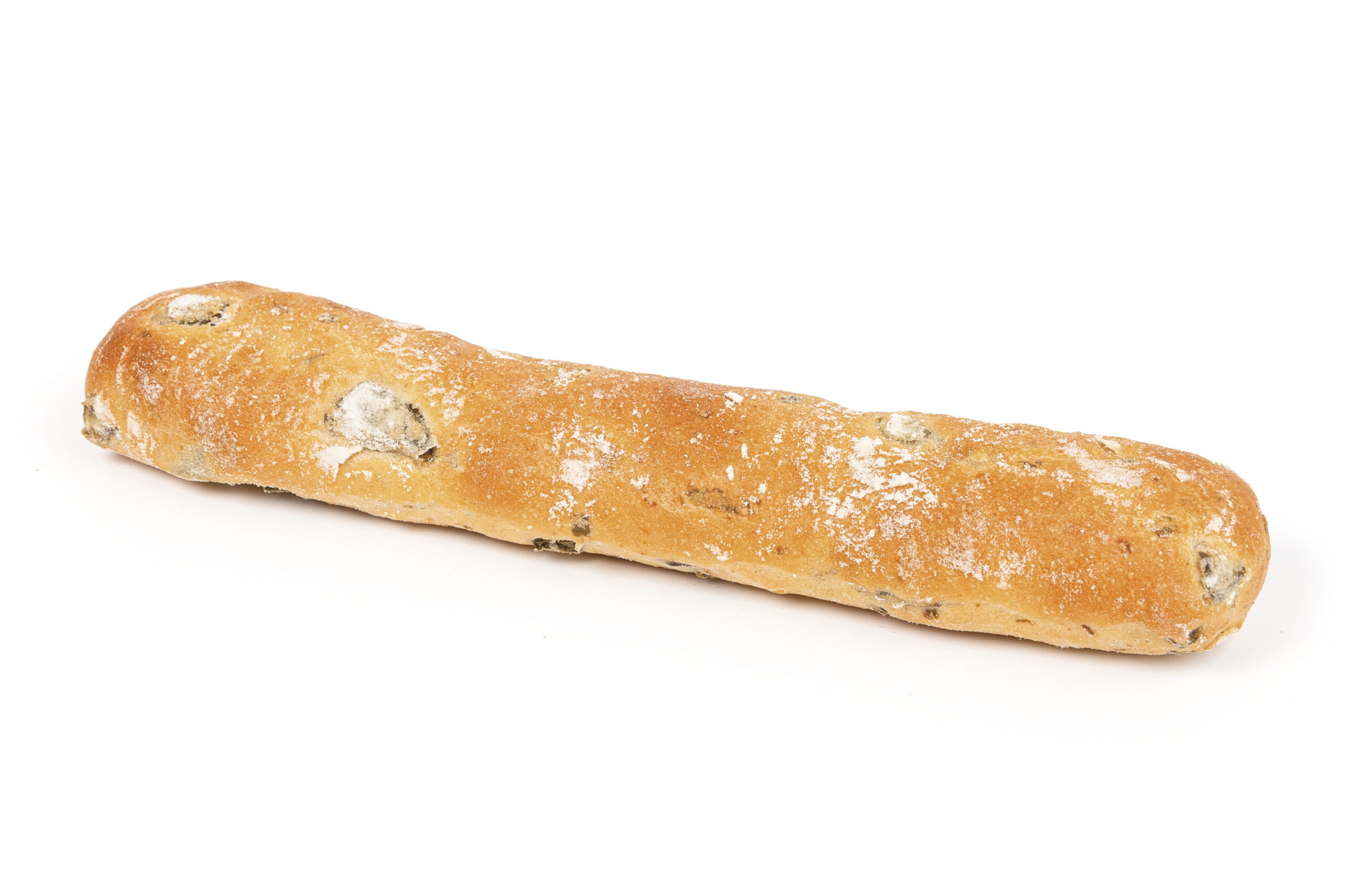 bastoncino di pane con olive